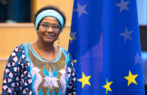 L'Eurodéputée Pierrette Herzberger-Fofana, intervenante au EYE - STRASBOURG 2023