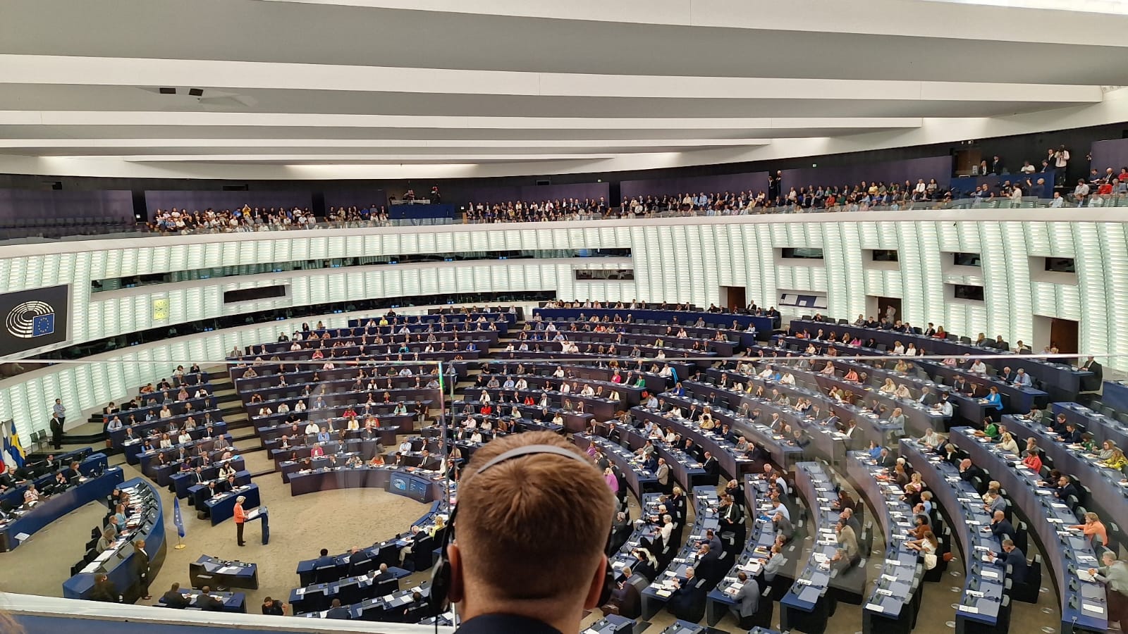 débat sur l'état de l'Union européenne. L'ors du discours solennel de la Présidente de la European Commission, Madame Ursula von der Leyen - Gabriel SAINT
